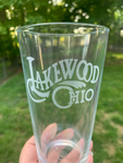 Lakewood Ohio Pint Glass