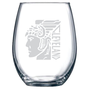 Cleveland Guardian Stemless Wine Glass