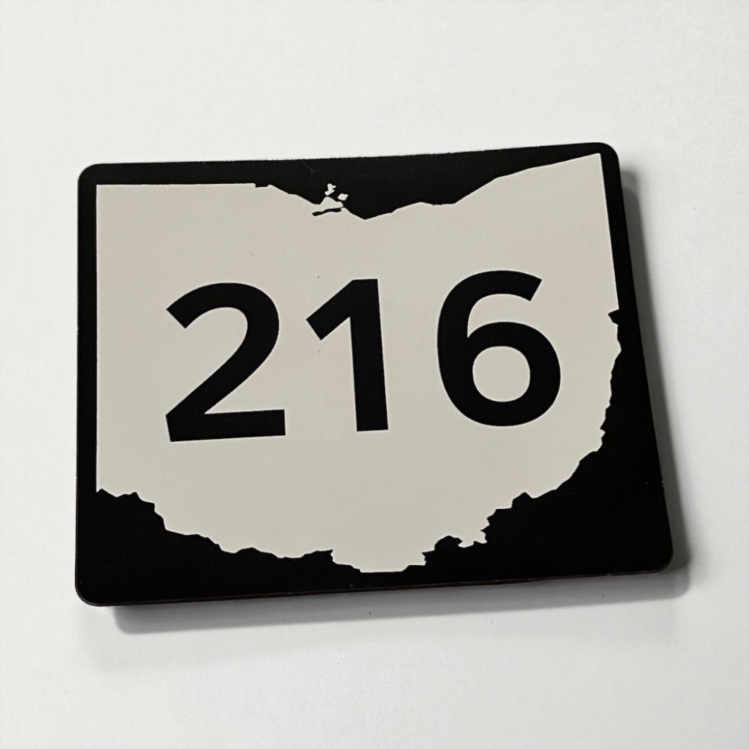216 Rte Sign Vinyl Magnet
