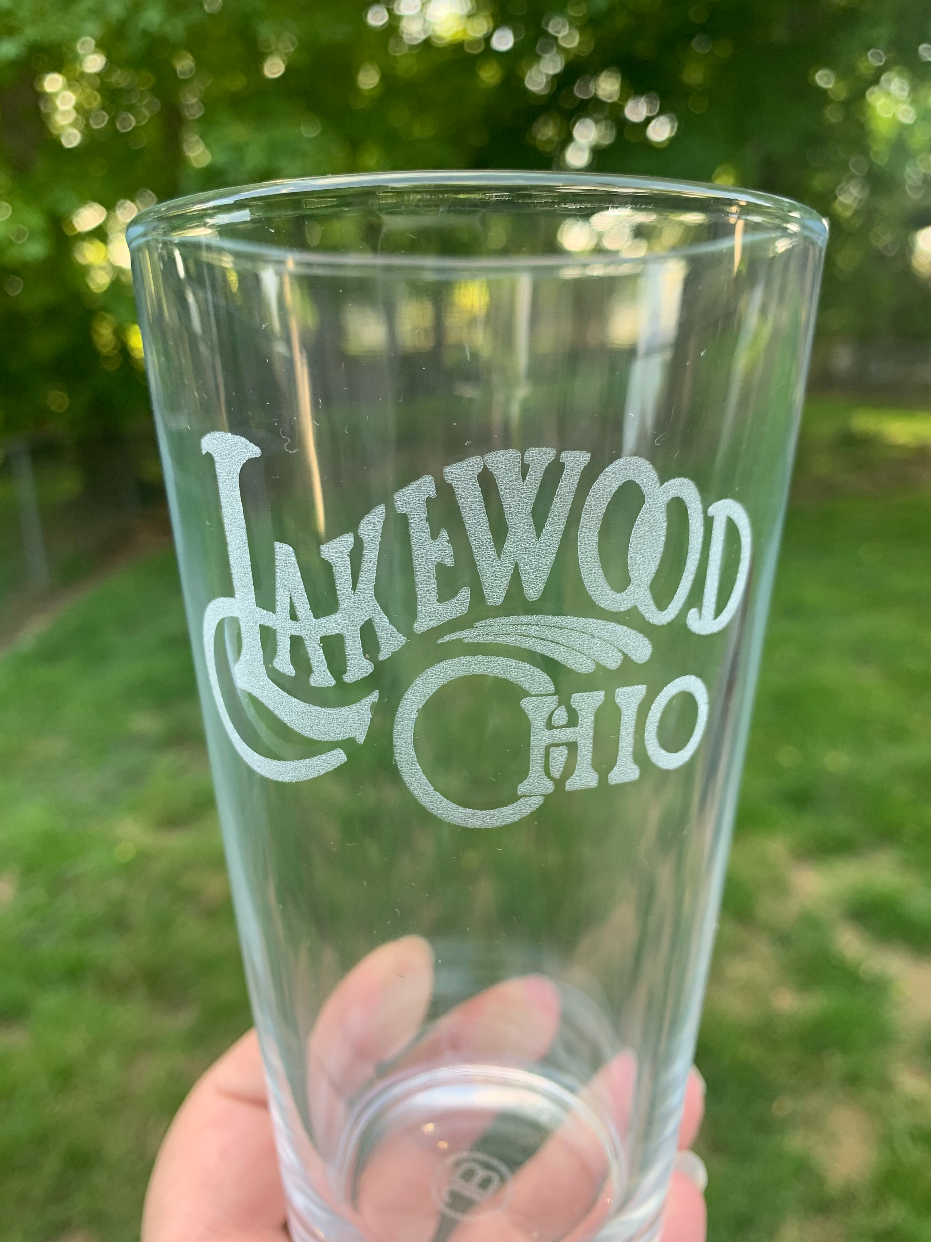Lakewood Ohio Pint Glass