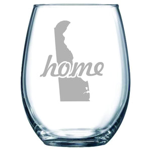 Delaware Home Stemless Wine Glass