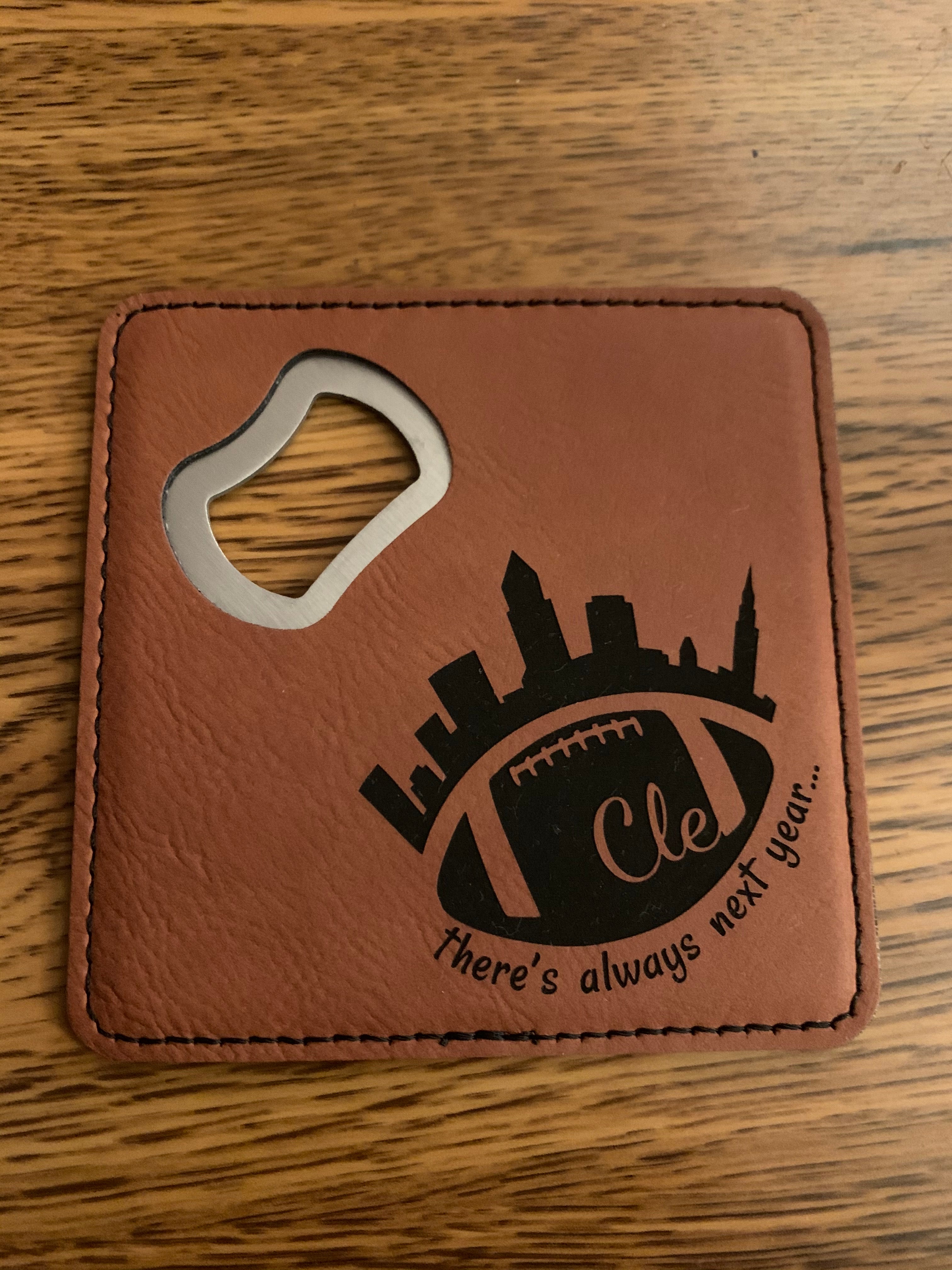 Cleveland Themed Bottle Openers / Coasters