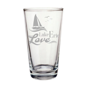 Lake Erie Love Pint Glass