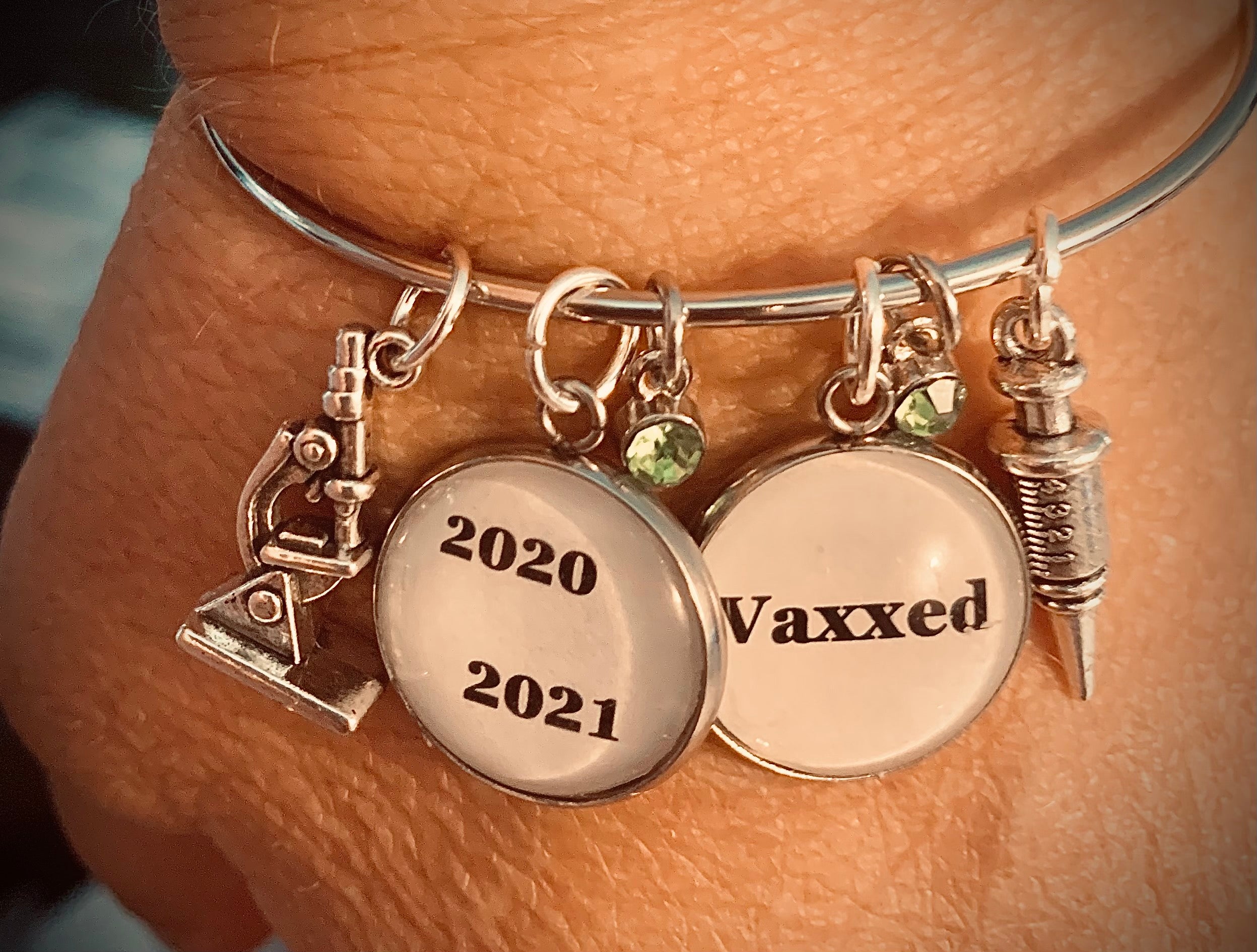 Vaxxed Charm Bracelet